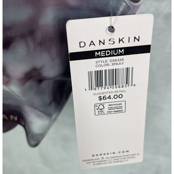 Danskin 3-Pk Bralette Bra Pullover Removable Pads Burgundy White Size Medium NEW - Picture 5 of 11